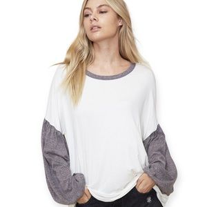 BP Fem Sport Balloon Sleeve Tee